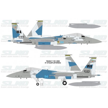 F-15C Aggressors 780494 Splintered Camo - 2006