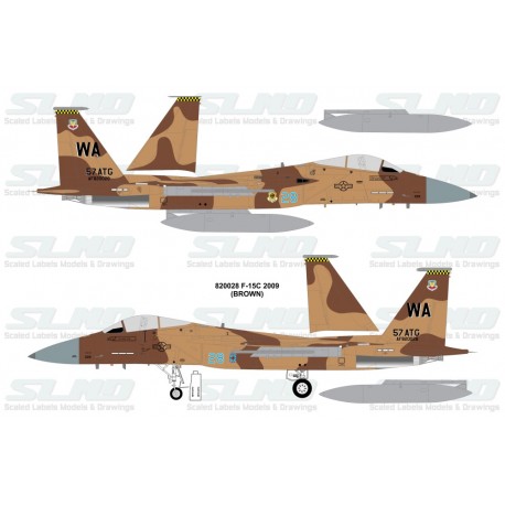 F-15C Aggressors 820028 Brown Camo - 2009