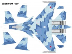 Su-27FSM Blue 731 "Flankerstein" (What If Build)