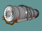 J-58 Engine Dolly Model